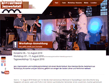 Tablet Screenshot of international.jazzwerkstatt.de